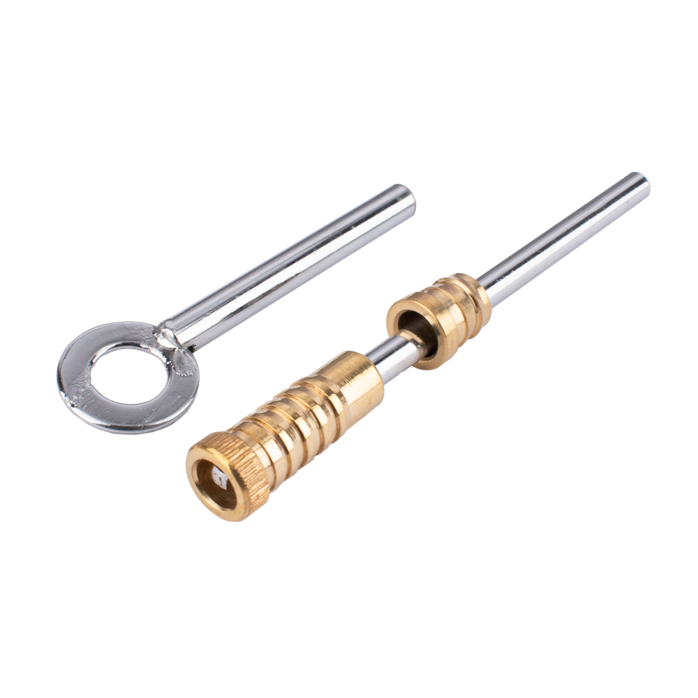 Sash Heritage Dual Screw with Key - 100mm - Polished Brass